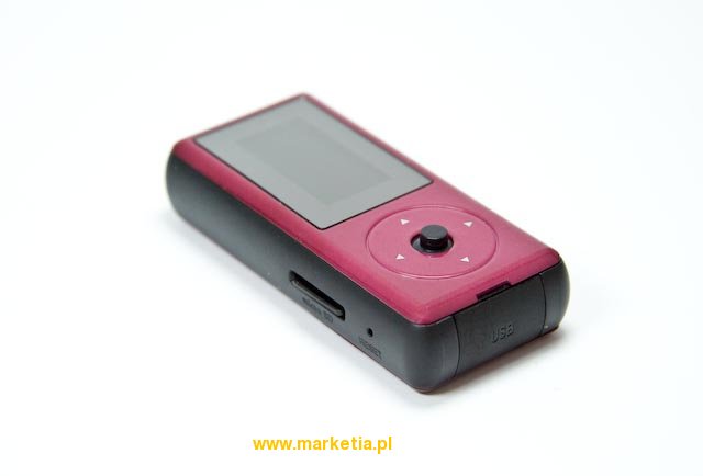 Otwarzacz MP3 VEDIA A10, 2GB Bordowy